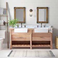 Walbridge 72 Double Bathroom Vanity Set Double Vanity Bathroom Wood Bathroom Vanity Rustic Bathroom Vanities