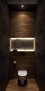 The mirror is fitted with light by its side to make the beautifully textured walls give this bathroom a unique modern style design. 37 Modern Bathroom Design For Small Space Bathroom
