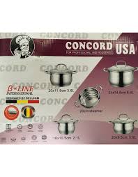 6 or 12 month special financing available. Concord Stainless Steel Cookware Set Usa Discount Store