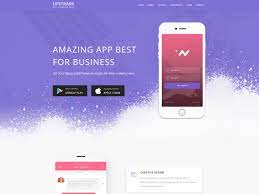 It has aclean and ultra. Lifetrakr Free App Landing Page Template Themefisher