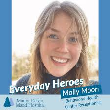 Celebrating our Everyday Heroes: Molly Moon, Behavioral Health Center  Receptionist! “Molly has been instrumental in helping us transition to  meeting with our clients via video. She has researched the various ways  clients