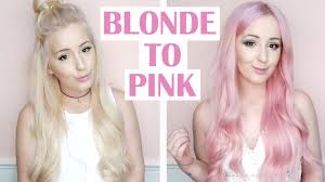 We are hair, we are fashion, we are. How To Blonde To Pink Hair Tutorial By Tashaleelyn Youtube