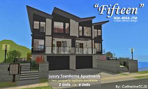 With the growing popularity of garage apartments among u.s. Mod The Sims Fifteen Luxury Townhome Apartments Available In Both A 2 Unit And A 4 Unit Option