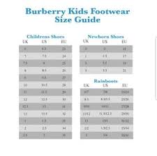 authentic kids burberry sneakers