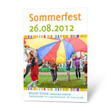 Vorlage einladung sommerfest kindergarten gratis. Bei Diesem Sommerfest Sind Die Kinder Im Mittelpunkt Plakat Online Erstellbar