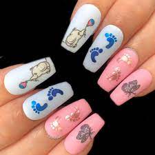 #nail #nails #naildesigns #beautiful #nailart #nailstyle #nailcare #nailfashion. Gender Reveal Party Nails Ideas Bestfamilyparty Com