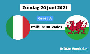 Zondag spelen italië en wales tegen elkaar op het ek voetbal. Dd0qpf7bciwylm