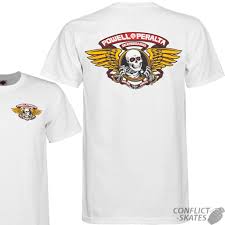 The successful skateboarding company of george powell and stacey peralta. Powell Peralta Winged Ripper Skateboard T Shirt White S M L Xl Xxl Bones Brigade Old Skool