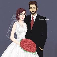 Pin By Farah Ber On عرسان Lovely Girl Image Cute Couple Drawings Wedding Couple Cartoon