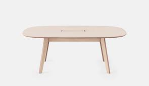 Automatically allow or advise against entry based on a health questionnaire. Opendesk Meeting Table