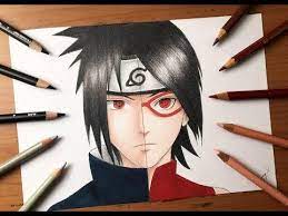 my drawing of the final fight of the naruto series naruto vs sasuke using copic markers and prismacolor pencils wha sasuke drawing drawings naruto drawings