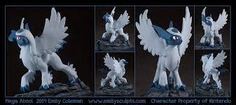 Commission Mega Absol By Emilysculpts Deviantart Com On Deviantart Art Pokemon Craft Pokemon