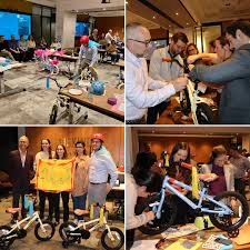 Last week, over 50 lawyers from Siskinds LLP participated in a Charity Bike  Buildathon, hosted by @outbackteams. Teams competed head-to-head,  demonstrating their skills in building, purchasing, and marketing bikes,  showcasing an impressive