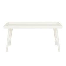 Shop coffee tables at target. Safavieh Nonie Distressed White Wood Coffee Table With Tray Top Table Cof5700a Rona