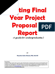 In this post is a sample project proposal for final year undergraduate students. Writting Final Year Project Proposal And Report Citation Plagiarism