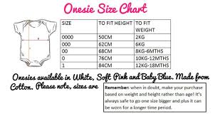 size chart for baby onesies my daddy shoots people camera