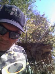 Derick Berhow with a 29.5 inch walleye he caught while fishing in the Oval  Office Classic.