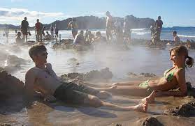 Hot Water Beach Coromandel North Island New Zealand Hot Water Beach Winter Beach New Zealand Travel