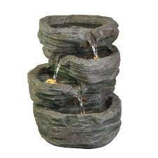 This fountain show is a close approximation of the bellagio fountain show and runs every night. Purchase The 4 Layer Water Fountain By Ashland At Michaels Com The Perfect Decor Accent For Your Living Room Table Water Fountain Fountain Living Room Table
