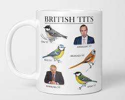 Tits of Britain Boris Johnson Bumbling Tit Mug 2023 British - Etsy