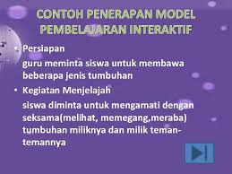 Salah satu komponen pembelajaran adalah metode interaktif. Portofolio Pendidikan Ipa Novilia Susianawati Model Pembelajaran Interaktif