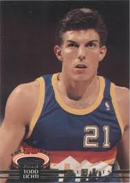 Todd Lichti 1992-93 Stadium Club BASKETBALL #28 Denver Nuggets