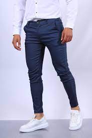 Short chino en twill de coton lavé. Pantalon Chino Homme Bleu Fri 1676