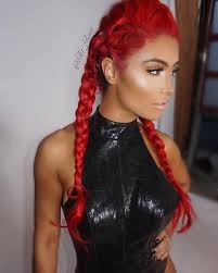 See our collection of platinum blonde looks. Eva Marie Pigtails Super Hair Red Hair Dyed Blonde Hair