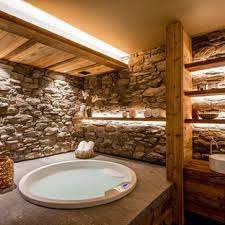 All rustic bathtub faucets can be shipped to you at home. 75 Beautiful Rustic Bathroom With A Hot Tub Pictures Ideas June 2021 Houzz