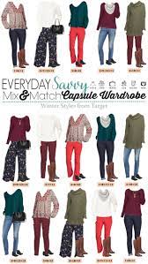 This New Target Winter Capsule Wardrobe 2018 Makes Getting Dressed Each Morning Easy Winter Capsule Wardrobe Simple Winter Outfits Street Style Outfits Winter