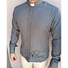 Camisa Clerical Manga Longa Shopee Brasil