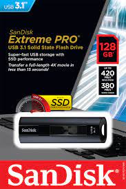 Sandisk 128gb cfexpress type b overview. Sandisk Usb Stick 128gb Speicherstick Cruzer Extreme Pro Schwarz Usb 3 1 Ebay