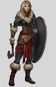 Rpg Character Art Barbarian Woman Character Art Character Portraits