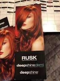 Rusk Deep Shine Demi Chart Paper Swatch Booklet 9 99