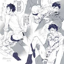 Law R34 One Piece female Law strapon Robin pussy