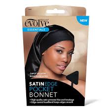 In modern times, hairstyles aren't quite so serious but one thing hasn't changed: Evolve Satin Edge Pocket Bonnet Hair Wraps Bonnets Sally Beauty