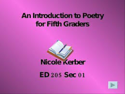 An Introduction To Poetry For Fifth Graders Teaching 5th Grade Teaching Poetry Teaching Ela