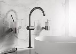 Bathroom faucets set the tone for your bathroom decor. Appreaciate The Design Of Minimalist Bathroom Faucets By Grohe