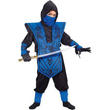 Blue Ninja Child Halloween Costume