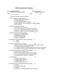 This ensures that one person in your company understands the hipaa rules. Hipaa Awareness Quiz Health Insurance Portability And Accountability Act Government