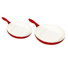 Heuck 30131 Classics Series Nano 2piece Ceramic Nonstick Skillet Set 10inch And 12inch Red To View Further For This I Skillet Sets Nonstick Skillet Skillet