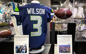 Russell carrington wilson (* 29. Russell Wilson Record Setting Jersey On Display Pro Football Hall Of Fame Official Site
