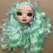 Cabezas de muñecas arcoíris coloridas, ojos brillantes, Original, Ojos de  repuesto, bolas, manos, piezas de bricolaje de alta calidad