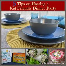 Then set up a race course that needs to be wide enough for three to six people to race in at once. 5 Tips On Hosting A Kid Friendly Dinner Party