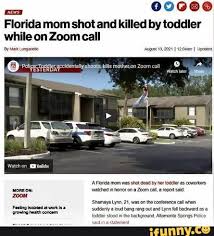 The woman fell backward and a toddler was visible standing in the background. Rdo R9daq76bem