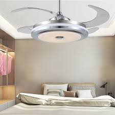White ceiling fan with led lights and remote, aiptatal ceiling fans lighting fixture with 5 blades, downrod mount led ceiling fan with 3 light colors and 6 speed change for living room, dining room, bedroom. Modern Ceiling Fan Light Mute Fan Light Exquisite Unique Decoration Light With Remote Control