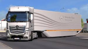 Ets2 Mercedes Benz Aerodynamic Trailer V1 1 34 X Download Mercedes Mercedes Benz Mercedes Truck