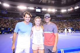 His foundation named 'roger federer foundation' was established on 2003 who provide shelter, food and other basic life to needy and for the support of children in south africa. Australian Open Nadal Federer Kids Tennis Day 2014 7 Rafael Nadal Fans