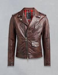 Sidmouth Biker Jacket In Rectory Red Signature Hand Waxed Leather Biker Jacket Jackets Biker Jacket Men