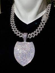 Men S Miami Cuban Link Chain Necklace Silver 5x Layered Cuban Chain I10 Freeway Necklace Cz Diamond I10 Choker Icy Necklace Chain Chain Link Necklace Cuban Link Chain Cuban Link Chain Necklaces